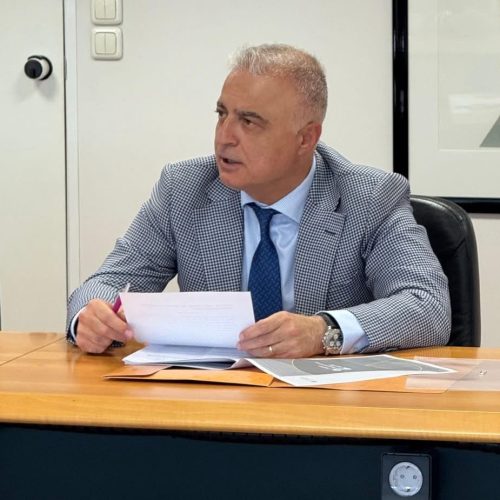 Επίσκεψη του Υφυπουργού Ανάπτυξης Λάζαρου Τσαβδαρίδη στο Οργανισμό Βιομηχανικής Ιδιοκτησίας